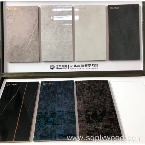 Zhihua UV Gloss MDF Board in 2023 Marble Colors